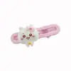Presilhas de Cabelo Fofas para Crianças Ji Yi Presilhas Onduladas Pequenas Presilhas para Franja Lateral Presilhas de Cabelo de Desenho Animado para Estudantes Presilhas Bico de Pato Acessórios de Cabelo para Meninas