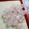 Copos de Nieve Polvo Fantasma Perlas de Cristal Hecho a Mano DIY Accesorios de Perlas Redondas Pulsera de Perlas Individual Tejido Múltiples Gemas