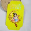Serie del Festival de Medio Otoño: Imanes de refrigerador de aleación de zinc con la luna, Chang'e y el conejo lunar, de estilo chino, perfectos como regalo creativo para viajes y el Festival de Medio Otoño