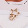 Venta al por mayor directa material de joyería para parejas DIY caricatura estrella Luna Amor aleación de zinc llavero accesorios colgantes
