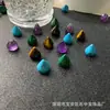 Popular Amazon transfronterizo Piedra de Tigre de Cristal de Jade 10mm piedra desnuda aretes cónicos accesorios suministro directo de fábrica