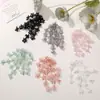 Super atmosfera de fada tecido doce com franjas lírio lírio brincos artesanais diy fivela de sapato pingente de bolsa acessórios para vestuário