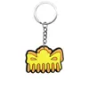 Serie Creativa Nueva de Salón Peluquería Adornos Colgantes de Goma Suave de PVC Llavero Accesorios Decorativos Pequeños de Bricolaje Venta al por Mayor en Stock