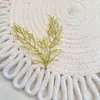 Plantas Aquáticas Artificiais e Acessórios Verdes, Acessórios de Folhas de Plantas Falsas, Materiais DIY para Paisagismo, Decoração de Broche de Eucalipto de Três Galhos