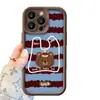 Funda para Teléfono con Cordón de Oso de Mantequilla Edición Otoño/Invierno Adecuada para Apple 17Pro Nueva Funda para Teléfono con Cordón de Celebridad de Internet de Dibujos Animados