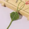 Hoja Pequeña Hilo Dorado Tejido a Mano Colgante de Hoja Tirable Accesorios de Cuerda para Colgar Piezas de Joyería DIY Venta al por Mayor