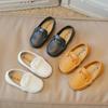 Zapatos de Cuero Estilo Británico para Niños Suela Suave Zapatos de una Pierna para Niños Gorro de Zapatos Otoño 2022 Nuevos Zapatos para Bebés Zapatos para Niños de Moda
