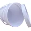 Balde plástico redondo Guangdong 1L Balde plástico pp branco 10L Balde plástico para tinta látex 2L Embalagem para alimentos personalização