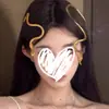 Collar de serpiente oscuro y fresco con apertura ajustable, diseño de cuello con sentido, para mujeres europeas y americanas, chicas atractivas, tocados elegantes