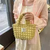 Bolsa de mano tipo tote para el día a día con forma de nube, pequeña y fresca, bolsa para el almuerzo de gran capacidad para trabajadores de oficina, tote de lona versátil y casual