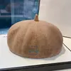 Boina para Mujer, Nuevo Estilo Otoño e Invierno, Gorro Octagonal de Artista, Gorro de Periodista Versátil Casual, Sombrero Británico Retro, Moderno