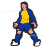Futebol Messi Neymar Mba Pi Cro Cave Sapatos Acessórios DIY Decoração De Borracha Macia Remendo Fivela De Sapato Destacável Flor De Sapato