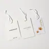 Etiquetas de Ropa de Alta Gama, Etiquetas Colgantes, Etiquetas de Papel para Marca Registrada, Etiquetas Imprimibles con Logo, Etiquetas Colgantes para Textiles del Hogar, Etiquetas Colgantes con Cordón