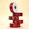 Cinta Roja Festiva Boda Suministros de Decoración para Bodas Cinta Regalo Caja de Regalo Cinta Cinta para Manualidades