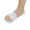 Pantuflas Desechables No Tejidas Hotel Pantuflas Blancas Azules