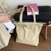 Bolso de Lona de Gran Capacidad Estilo Relajado para Mujer 2025 Nuevo Bolso de Hombro Bolso Tote Retro para Viajero Estudiante Debajo del Brazo