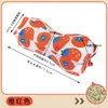 Almohada Triangular de Cáscara de Trigo Sarraceno y Moxa con Forma de Caqui para Uso en Casa, Almohada para Dormir de Adulto, Set de Caja de Regalo para Negocios