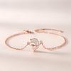 Pulsera original de delfín Jin Hongyu para mujer, de plata de ley, con diseño de nicho simple, pulsera coreana