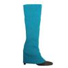 Calentador de Piernas para Mujer Moda Retro Calentador de Piernas de Punto Fiesta Baile Deportes Yoga Correr Senderismo Calentador de Piernas