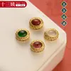 Acessórios para joias DIY de ouro nepaleses antigos ouro francês ouro 18K contas quadradas acessórios de pulseira de ouro antigo materiais