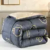 Colcha de Algodón Lavado, Colcha de Primavera y Otoño, Relleno de Colcha Grueso y Cálido, Colcha Individual/Doble de Algodón para Dormitorio de Estudiante