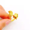 Transmisión en Vivo de Anillos de Flor de Rosa Chapados en Oro de Alta Calidad, Mismo Estilo que las Joyerías de Oro, Anillos Ajustables de Pixiu Chapados en Oro a la Moda, Al por Mayor en Stock