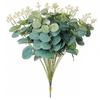 Folha de bordo, folha de dinheiro, flor artificial, planta verde, simulação de folha de salgueiro, folha de lírio, arranjo de flores de casamento, material de decoração, folha de eucalipto, folha de dinheiro