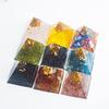 Comercio Exterior Amazon Grava de Cristal Natural Pegamento Pirámide 3cm Adornos Decoración Escritorio Hogar Oficina Mineral en Bruto