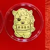 Oro Puro 999 Modelo Nuevo 2026 Serie Caballo Pegatina para Teléfono con Símbolo de Dinero para el Año del Caballo, con Adhesivo Posterior, Contiene 2 mg de Oro, Regalo