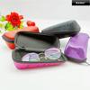 Estuche para gafas de sol con espejo de proximidad de EVA, gran capacidad, moderno, con cremallera, portátil, práctico, resistente a la compresión y duradero.
