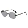 Gafas de Sol Polarizadas sin Marco para Hombres y Mujeres, Protección UV, Ciclismo, Conducir, Gafas de Sol a la Moda