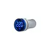 Luz Indicadora Redonda Atacado Voltimetro Digital Luz de Sinalização 22mm Mini Medidor de Display de Tensão LED