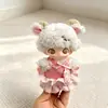 Dimoo Clube Secreto do Drama Leão Tímido Ovelha Macia Querido Vestido Bolha Roupa de Boneca Rosa Vestido para Bebê Boneca Dimoo
