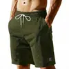 Shorts Esportivos Masculinos de Veludo Listrado Estilo Americano para Verão Amazon Transfronteiriço Calças Casuais Simples para Praia e Basquete