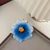 Didy No Tiene Miedo del Mismo Pasador Verde de Phalaenopsis Flor Lateral Flor Artificial Tocado Accesorios para el Cabello de Viaje a la Costa