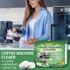 Tabletes Descalcificantes para Máquina de Café Transfronteiriços, Limpador Especial para Máquina de Café, Tabletes Efervescentes para Limpeza de Máquina de Café, Filtro de Manutenção Descalcificante