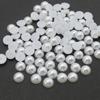 Pérolas Meia-Lua de Fundo Plano Materiais para DIY Pérolas de Imitação ABS Pérolas Meia-Lua Brancas e Coloridas para Decoração Artesanal e Nail Art Contas Soltas
