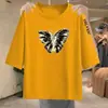 Comércio Exterior Transfronteiriço Último Estoque de Comércio Exterior Grandes Marcas Etiquetas Cortadas Roupa de Mãe Camiseta de Manga Três Quartos para Meia-Idade e Idosos Camiseta Estilosa