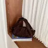 Bolsa de ombro da moda, de grande capacidade, casual, com estampa de leopardo, novo design estilo coreano, versátil para o trabalho, bolsa de mão