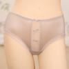 Base de Maquillaje Líquida Satín Cintura Media Talla Grande Ropa Interior Femenina Sexy Transpirable Ropa Interior de Algodón Antibacteriano 7A Calzones Femeninos