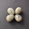 Cristal Natural 2cm Huevo Pequeño Piedra con Forma de Huevo Material de Jade Huevo de Pájaro Piedra Cruda Adorno Objeto de Mano para Jugar, Natural