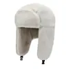 Gorro Lei Feng de Invierno para Mujer para Ciclismo al Aire Libre a Prueba de Frío y Cálido con Protección para los Oídos Forrado de Vellón y Engrosado Gorro de Algodón del Noreste para Hombre al Por Mayor