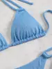 Bikini de Dos Piezas Nuevo Estilo Transfronterizo Japón-Corea 2026 Tres Puntos Traje de Baño Sexy Venta al por Mayor de Comercio Exterior en Stock