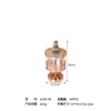 Tarro Alto Tallado de Lujo Ligero para Snacks, Tarro Sellado de Plástico Transparente, Estilo Europeo, Mesa de Centro de Sala de Estar, Almacenamiento, Adornos Decorativos