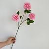 3 cabeças dente-de-leão bola cebola casamento flor artificial estrada linha de flor de chumbo baixo preço material flor salão de casamento grande área decorativo flor falsa