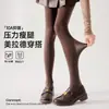 Nuevas medias de terciopelo para otoño e invierno para mujer, color café mate de alta gama, entrepierna antideslizante, resistentes a la presión, leggings con ilusión de pierna desnuda