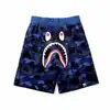 Transfronterizos Nuevos de Moda Japonesa Cabeza de Tiburón BAPE Impresión Digital 3D Casual Cortos de Moda Pantalones Casuales de Playa