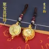 Un Artículo de Dropshipping: un Llavero de Olla Giratoria del Zodiaco de Cuenco del Tesoro del Sapo Dorado Giratorio, Artículo de Regalo Creativo para Llevar en la Mano