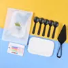 Pratos de Mesa para Bolo de Aniversário Conjunto de Pratos de Papel Prato e Garfo Prato de Jantar Descartável Faca e Garfo Prato Prato de Assar Combinação de Prato e Garfo