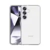 Funda de Teléfono Móvil Transparente Samsung S25 Nuevo Estilo 2024 Adecuada para S25 Terminator Alta Transparencia Polvo Brillante Funda 2 en 1 a Prueba de Caídas